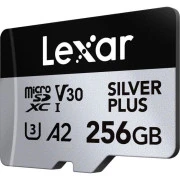 Lexar 256GB microSDXC class 10 UHS-I U3 V30 A2 Professional Silver (LMSSIPL256G-BNANG) (UA)