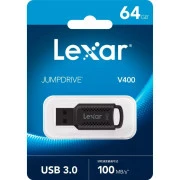 Lexar 64GB JumpDrive V400 Black USB 3.0 (LJDV400064G-BNBNG) (UA)