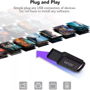 Lexar 64GB JumpDrive V400 Black USB 3.0 (LJDV400064G-BNBNG) (UA)
