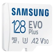 Samsung 128 GB microSDXC Class 10 UHS-I U3 V30 A2 EVO Plus+SD Adapte (MC128SA/EU) (UA)