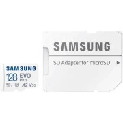 Samsung 128 GB microSDXC Class 10 UHS-I U3 V30 A2 EVO Plus+SD Adapte (MC128SA/EU) (UA)