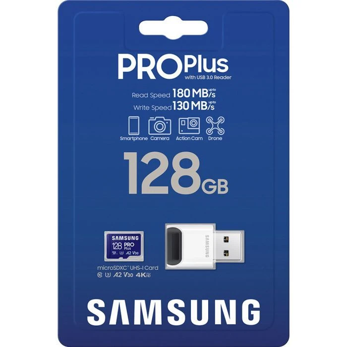 Samsung 512GB microSDXC class 10 UHS-I U3 V30 Pro Plus (MB-MD512SB/WW) (UA)
