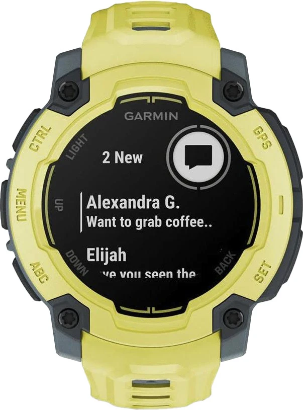 Смарт-годинники Garmin Instinct E 45mm Electric Lime з ремінцем Electric Lime (010-02933-01) Бренд: Garmin; Лінійка: Instinct 3; iOS: є;