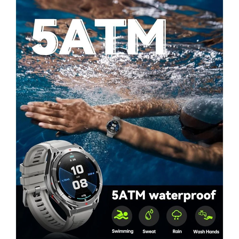 Смарт-годинники Oukitel BT12 Grey (6931940789585) (UA) Бренд: Oukitel; iOS: є; Android: є; Типи