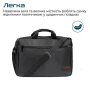 Сумка для ноутбука Promate Gear-MB 15.6 Black (gear-mb.black) (UA)