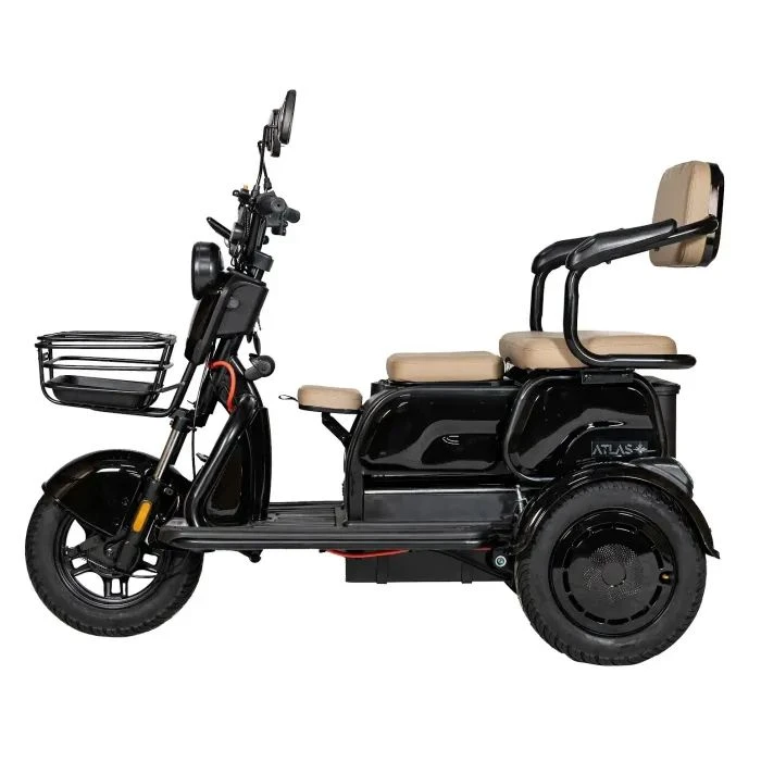 Электроскутер Atlas Elegant Trike 800W Black (4016) (UA) ; Диаметр колес: 16; Максимальная