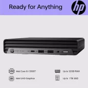 HP Pro 400 G9 Mini / i3-13100T, 8, 512, WiFi, кл+м, Win11P (884V0EA) (UA)