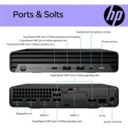 HP Pro 400 G9 Mini / i3-13100T, 8, 512, WiFi, кл+м, Win11P (884V0EA) (UA)