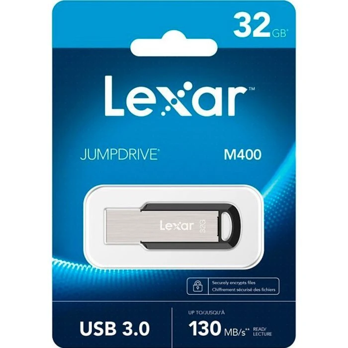 Lexar 32GB JumpDrive M400 USB 3.0 (LJDM400032G-BNBNG) (UA) ; Максимальна швидкість читання: