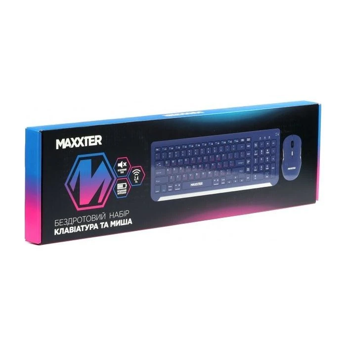 Maxxter KMS-WCM-01BL-UA Wireless UA Blue (KMS-WCM-01BL-UA) (UA) ; Конструкція: ножнична;