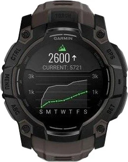 Смарт-годинники Garmin Instinct 3 50mm AMOLED Black with Charcoal Band (010-03020-00)