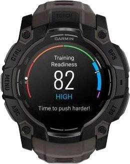 Смарт-годинники Garmin Instinct 3 50mm AMOLED Black with Charcoal Band (010-03020-00)