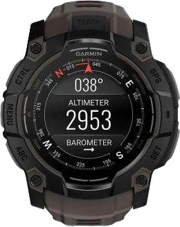 Смарт-годинники Garmin Instinct 3 50mm AMOLED Black with Charcoal Band (010-03020-00)