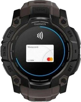 Смарт-годинники Garmin Instinct 3 50mm AMOLED Black with Charcoal Band (010-03020-00)