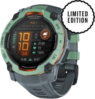 Смарт-годинники Garmin Instinct 3 50mm AMOLED Neo Tropic with Twilight Band (010-03020-01)