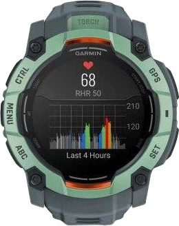 Смарт-годинники Garmin Instinct 3 50mm AMOLED Neo Tropic with Twilight Band (010-03020-01)