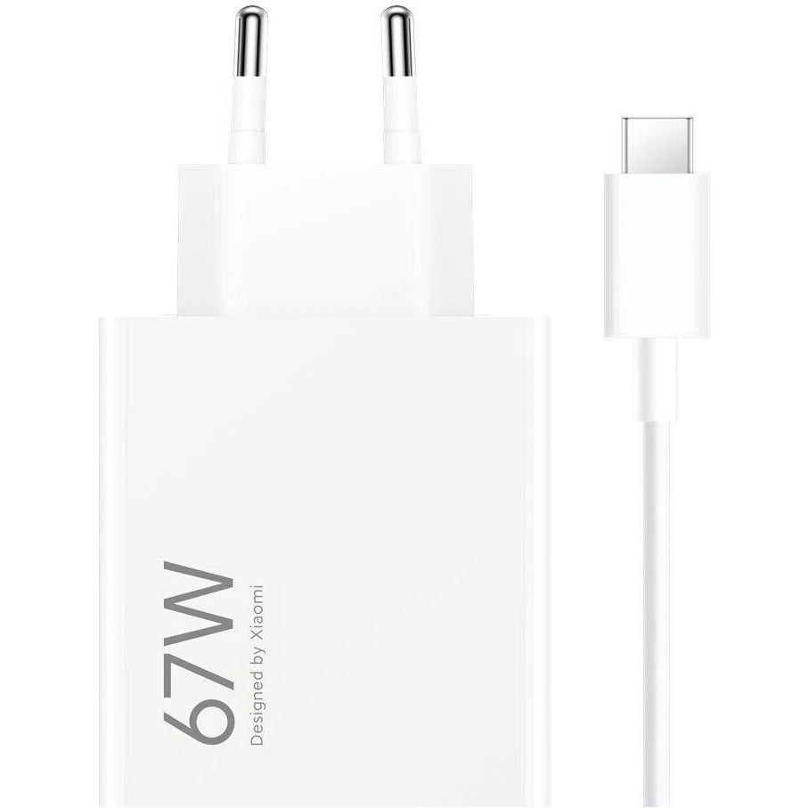Мережевий зарядний пристрій Xiaomi 67W HyperCharge Combo White Type-C cable (BHR9465EU) Бренд: Xiaomi; Сумісність: