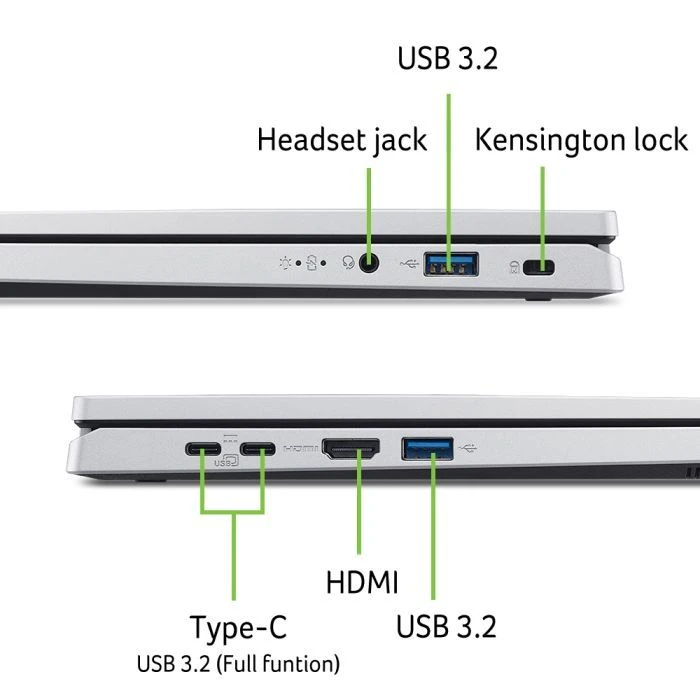 Acer Aspire Go 14 AG14-32P-39ZR (NX.J3QEU.005) (UA) ; Тип ноутбука: для работы и