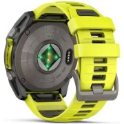 Garmin Fenix 8 51mm Solar Sapphire Titanium w. Amp Yellow/Graphite Silicone Band (010-02907-20/21)