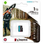 Kingston 1TB microSDXC сlass 10 UHS-I U3 V30 A2 Canvas Go Plus G4 (SDCG4/1TBSP) (UA)