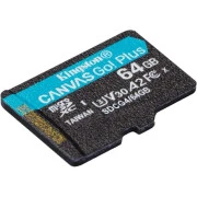 Kingston 64GB microSDXC class 10 UHS-I U3 V30 A2 Canvas Go Plus G4 (SDCG4/64GBSP) (UA)