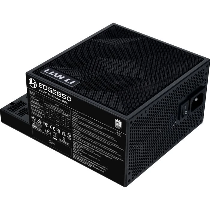 Lian Li 850W EDGE850 (G9P.EG0850.BE00.EU) (UA) ; Стандарт БП: ATX; Потужність: 850