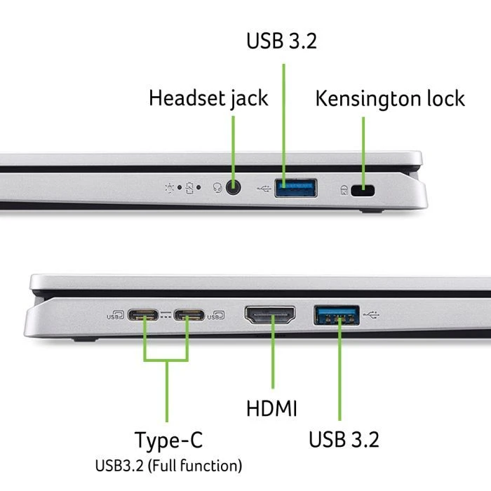 Acer Aspire Go 14 AG14-71P-5950 (NX.J4QEU.002) (UA) ; Тип ноутбука: для роботи та