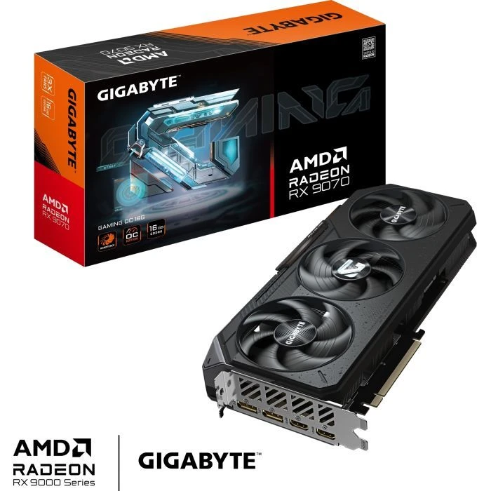 GIGABYTE Radeon RX 9070 16Gb GAMING OC (GV-R9070GAMING OC-16GD) (UA) ; Форм-фактор: стандартний;