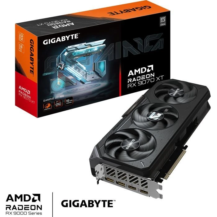GIGABYTE Radeon RX 9070 XT 16Gb GAMING OC (GV-R9070XTGAMING OC-16GD) (UA)