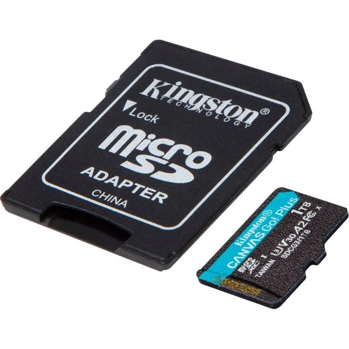 Kingston 1TB microSDXC клас 10 UHS-I U3 V30 A2 Canvas Go Plus G4 (SDCG4/1TB) (UA)