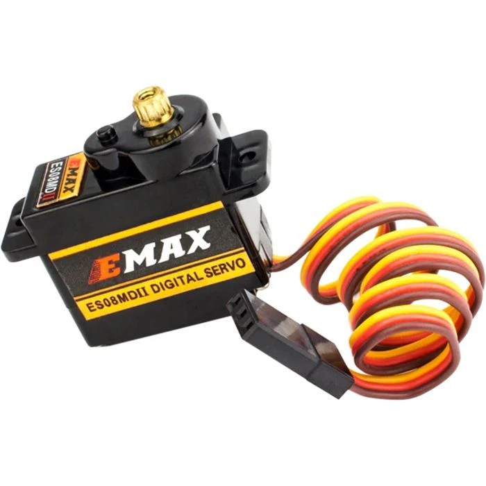Сервопривід для дрона Emax ES08MD Mini Metal Digital Servo упаковка 300 шт. (0102003023BOX) (UA) ; Напруга: 4.8 - 6 В; Зусилля: 1.6 - 2