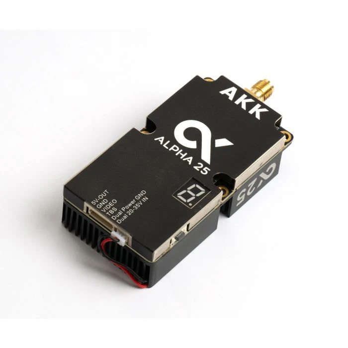Видеопередатчик (VTX) AKK Alpha 25W 4.9G-6G 96CH (A25) (UA)