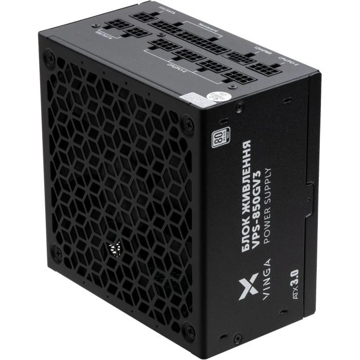 Vinga 850W (VPS-850GV3) (UA) ; Стандарт БП: ATX; Потужність: 850