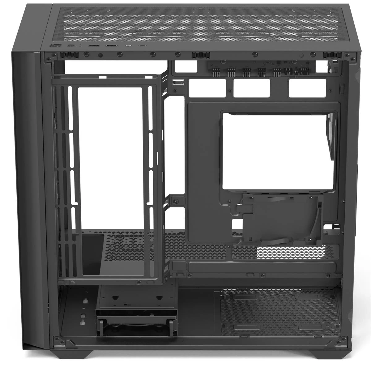 AeroCool D302A-G-BK-v1 (ACCS-DS04043.11) Чорний без БП (UA) Типорозмір: Mini-Tower; Форм-фактор