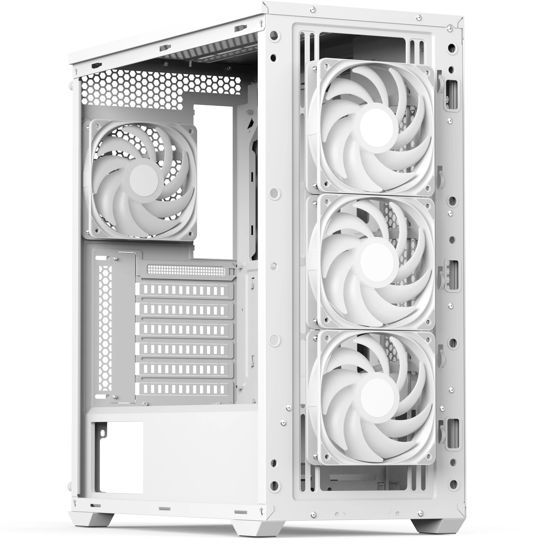 AeroCool D502A-G-WT-v1 (ACCM-DS02043.21) Білий без БП (UA) Типорозмір: Midi-Tower; Форм-фактор