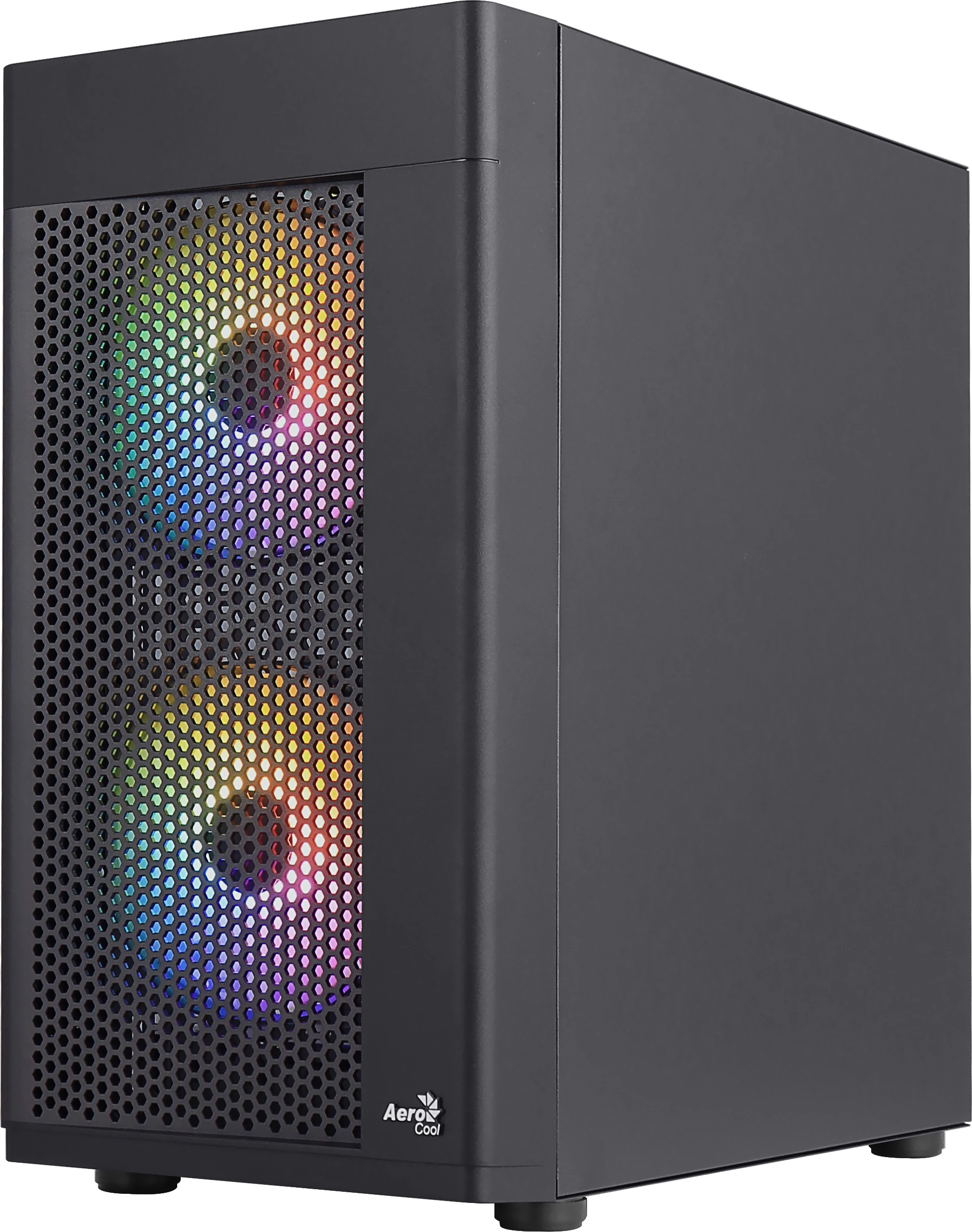 AeroCool Hexform-G-BK-v2 (ACCS-PV38033.11) Чорний без БП Типорозмір: Mini-Tower; Форм-фактор