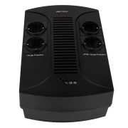 LogicPower 650VA-PS, Lin.int., AVR, 4 x євро, пластик