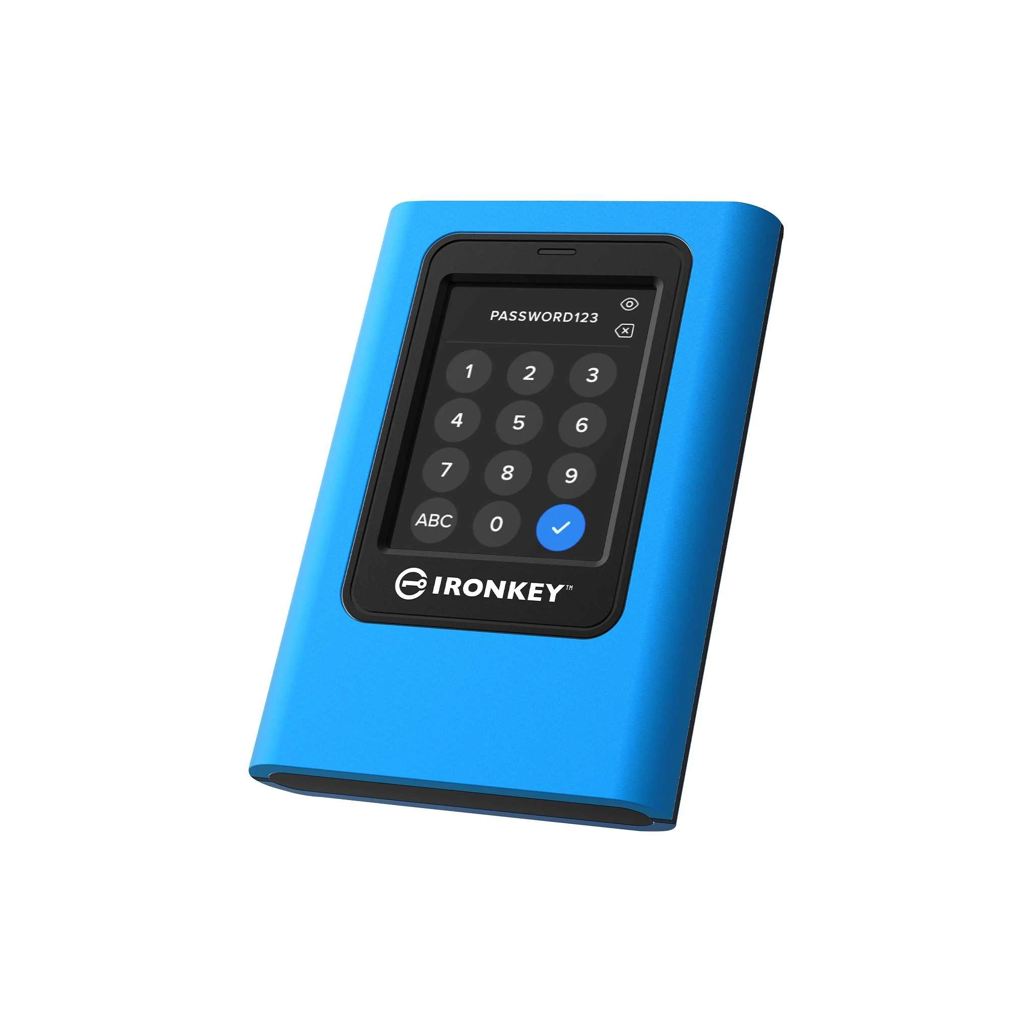 Portable USB 3.84TB Kingston IronKey Vault Privacy 80 (IKVP80ES/3840G) (UA) Об'єм: 3.84 ТБ; Інтерфейс: USB 3.2;