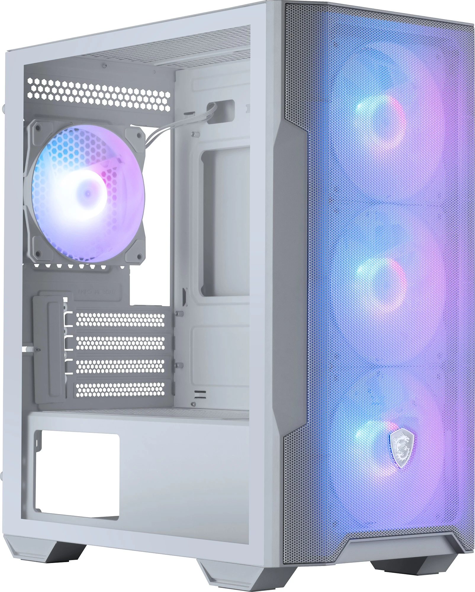 MSI MAG Forge M100R White без БП (UA) Типорозмір: Mini-Tower; Форм-фактор