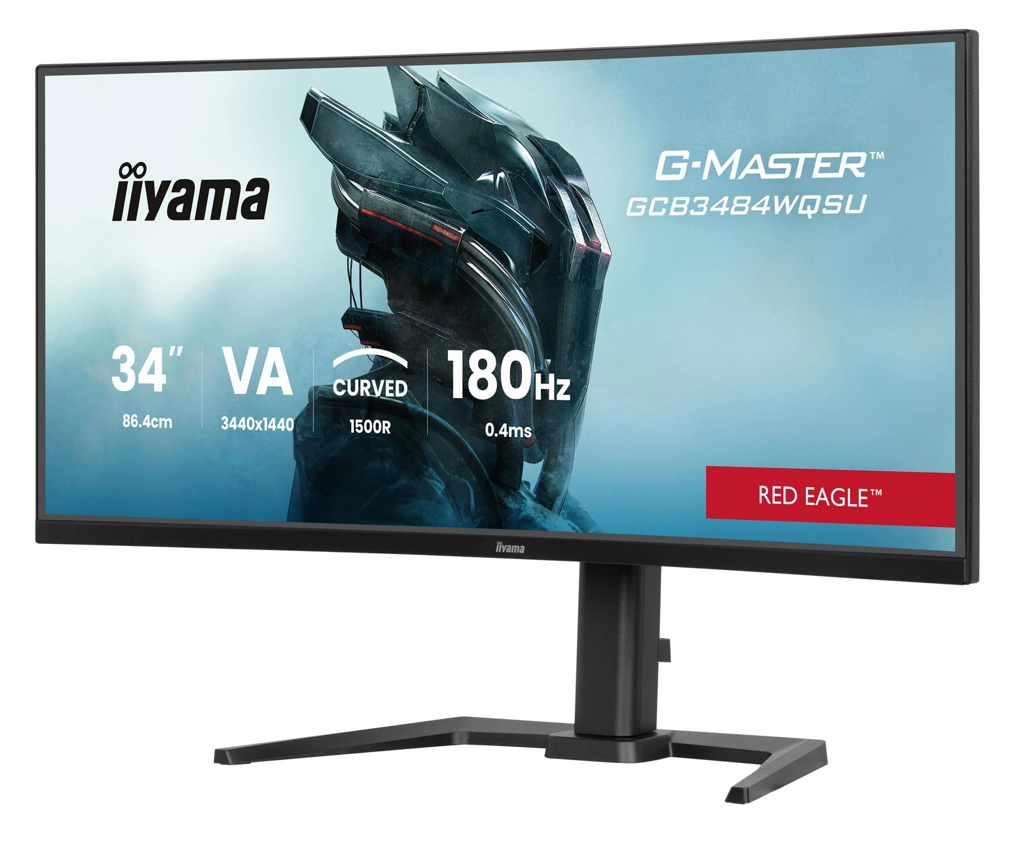 iiyama G-Master GCB3484WQSU-B1 Red Eagle Curved (GCB3484WQSU-B1) EU