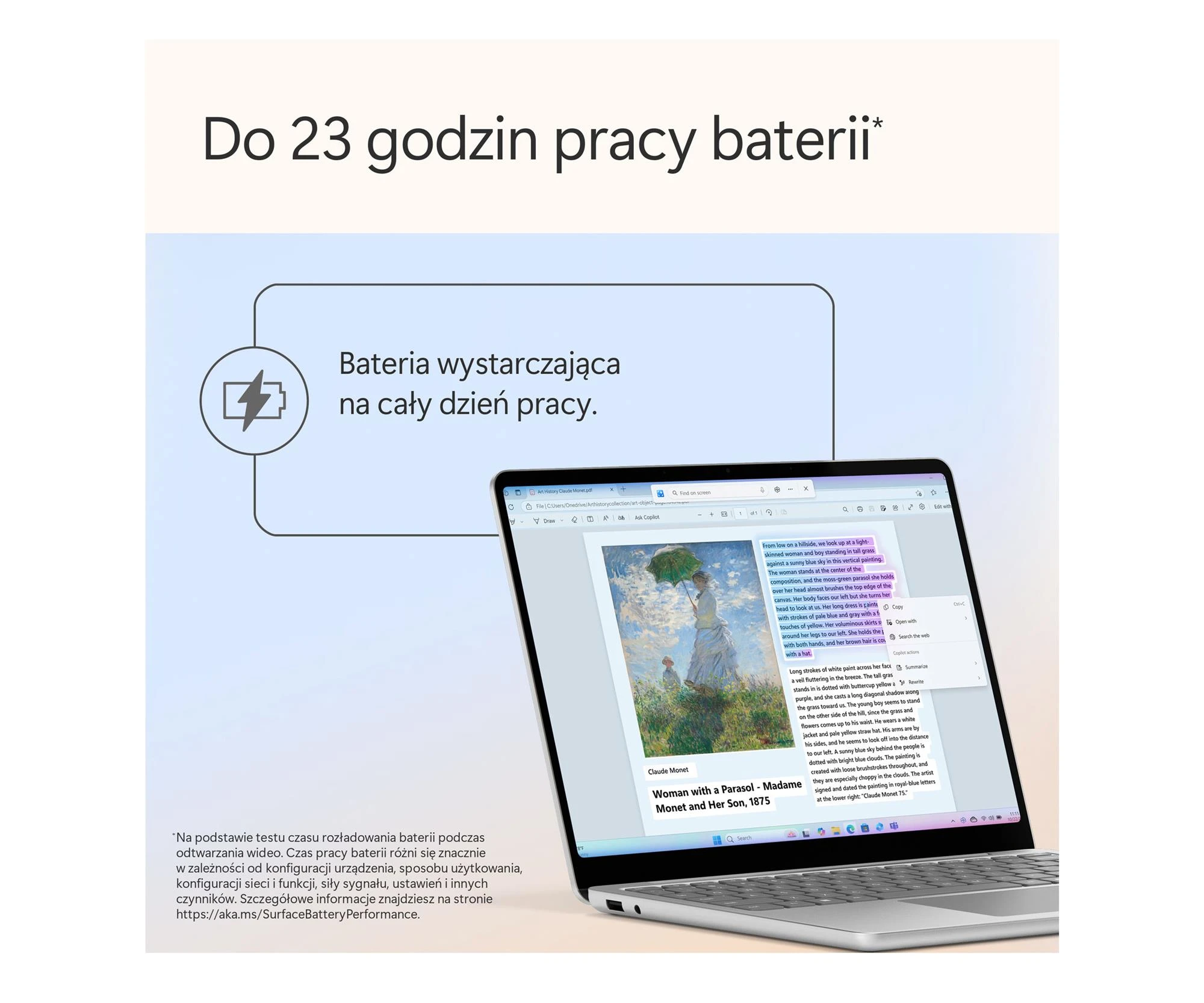 Microsoft Surface Laptop Copilot+ PC 13 X Plus/16GB/512GB (platinum) (EP2-33602) Процесор: Qualcomm Snapdragon X Plus (8 ядер, 8
