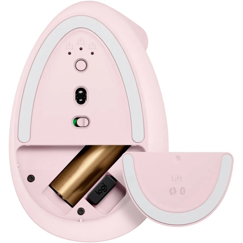 Logitech Lift Vertical Ergonomic Mouse Rose (910-006478, 910-006487) (EU) Тип: Вертикальні; Підключення: