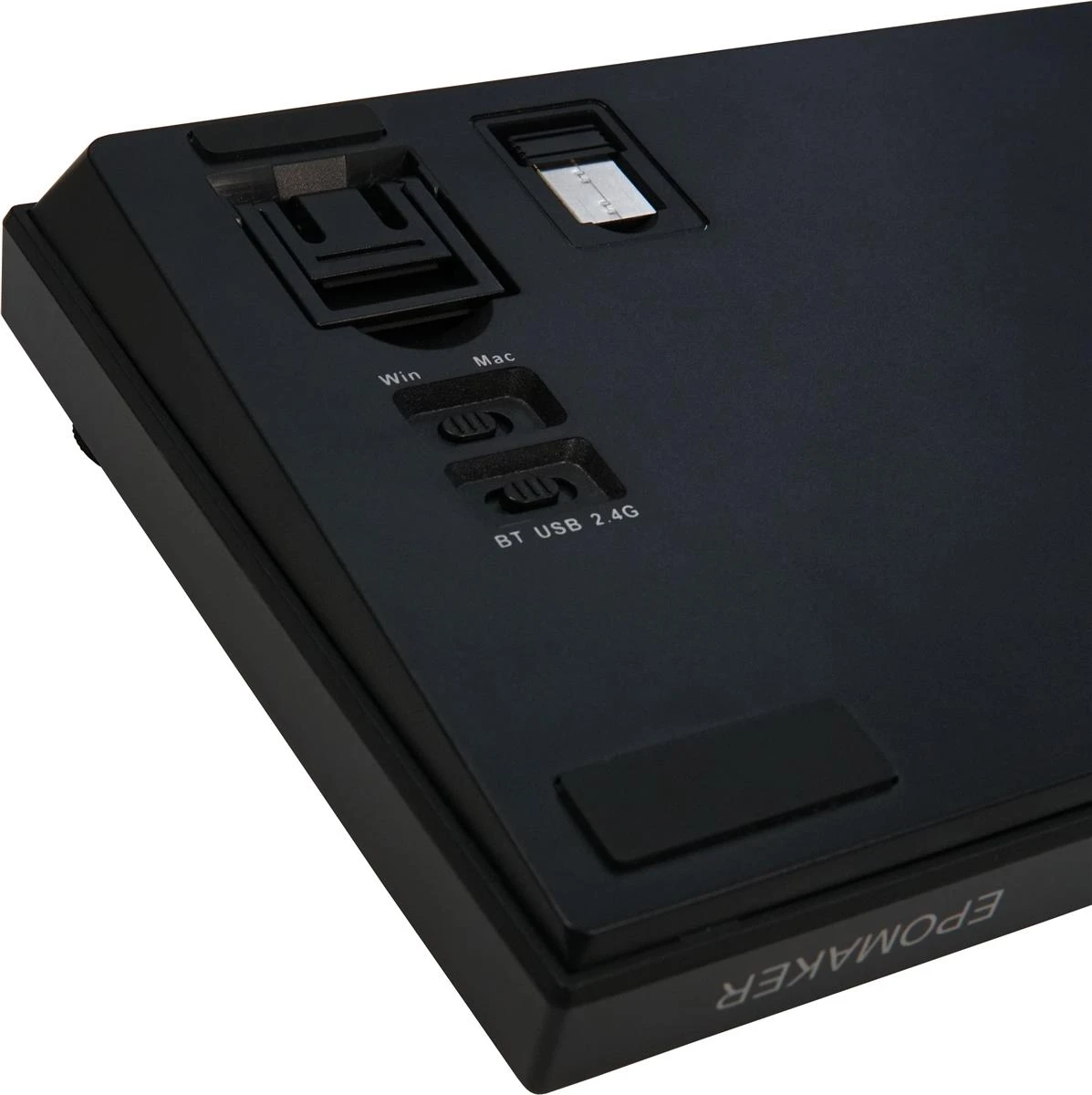 Epomaker AK820 Pro 75% Gift Switch Hot-Swap (2.4G/BT/USB) LCD Screen RGB UA Black (AK820-PRO-B-G) (UA) Тип клавиш: механические;