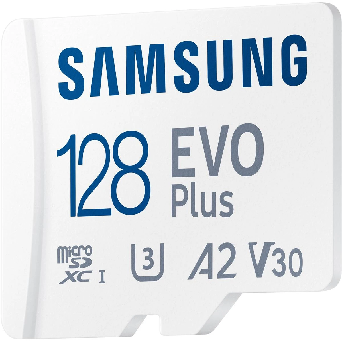 MicroSDXC 128GB UHS-I/U3 Class 10 Samsung Evo Plus R160MB/s + SD-адаптер (MB-MC128SA/EU) (UA) Тип карти: microSDXC; Об'єм пам'яті: 128