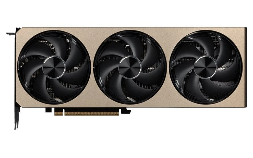 GeForce RTX 5070 Ti 16GB GDDR7 Inspire 3X OC Plus MSI (GeForce RTX 5070 Ti 16G INSPIRE 3X OC PLUS) (UA) Графічний чіп: NVIDIA GeForce RTX 5070 Ti;
