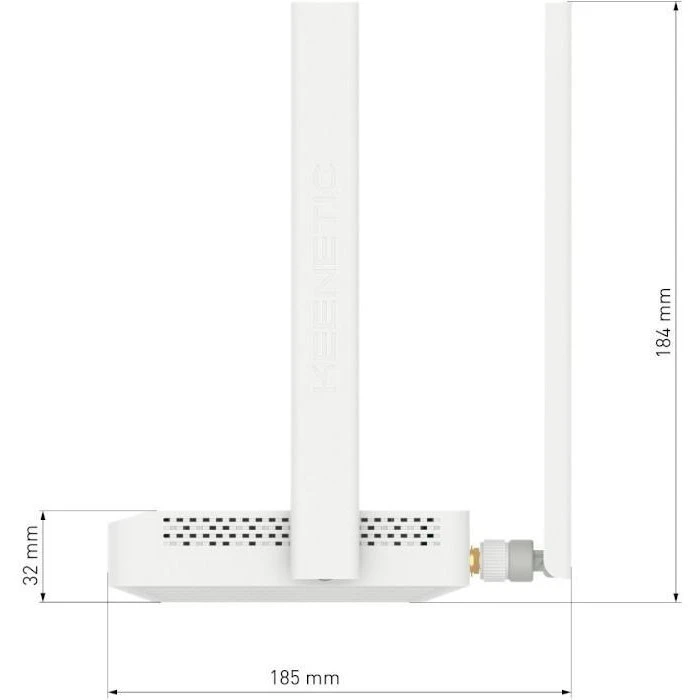 роутер Keenetic Explorer 4G (KN-4910) Бренд: Keenetic; Стандарт: 802.11ac (Wi-Fi 5);