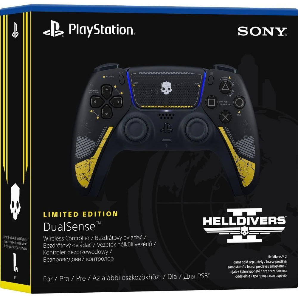 Sony DualSense Helldivers 2 Limited Edition (1000047305) Бренд: Sony; Лінійка: DualSense; Тип