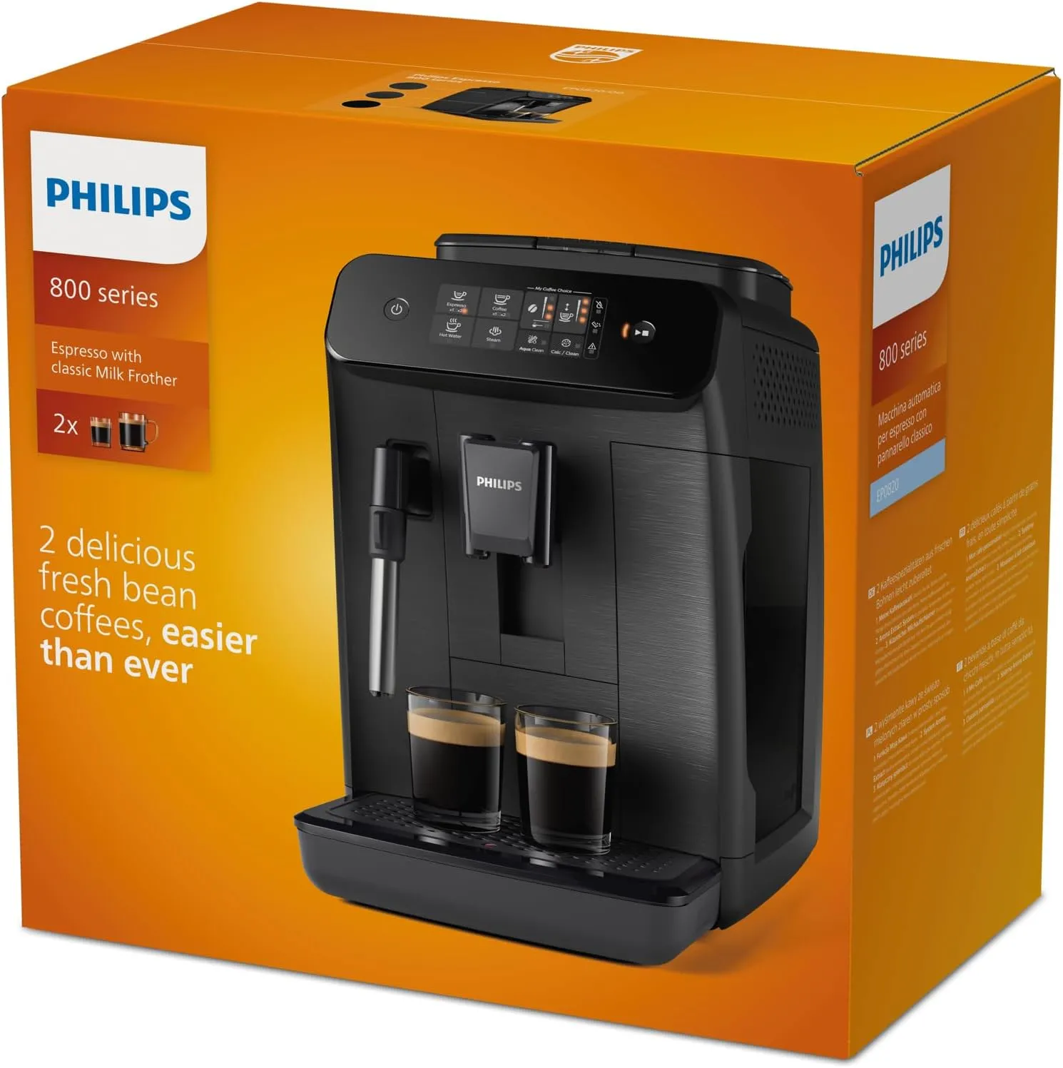 Philips Series 800 EP0820/00 (EU) Тип: автоматичний