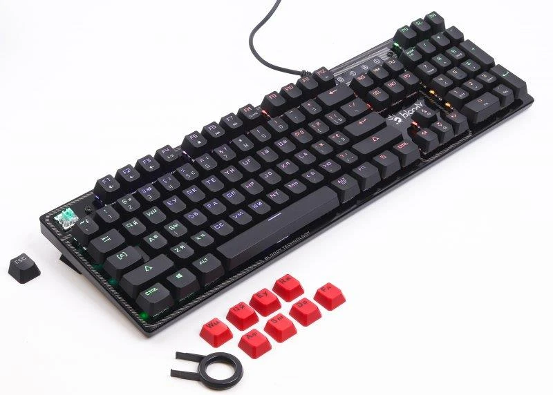 A4Tech B750N Bloody Black Destiny Тип клавіш: оптико-механічні;