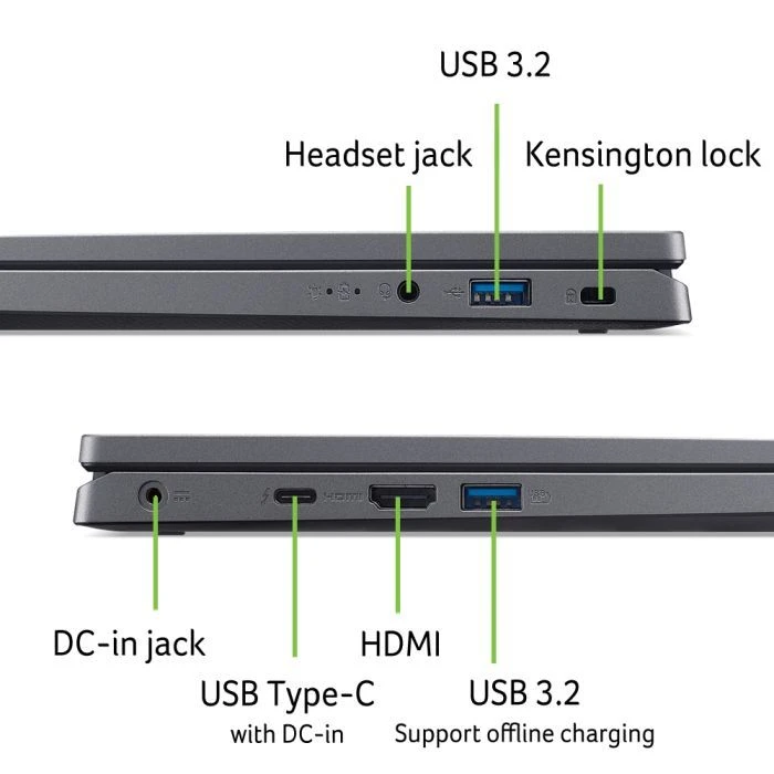 Acer Aspire 14 A14-51M-50AB (NX.KXHEU.002) (UA) ; Разрешение: 1920x1200 (WUXGA); Тип